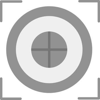 Focus Icon Design Symbol vector