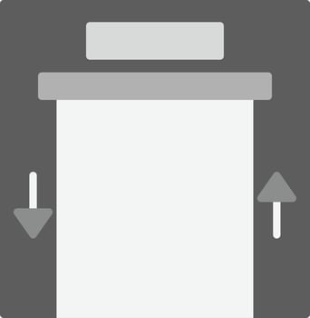 Elevator Icon Design Symbol vector