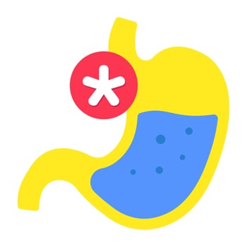 Premium download icon of stomach vector
