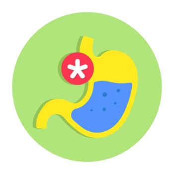 Premium download icon of stomach vector