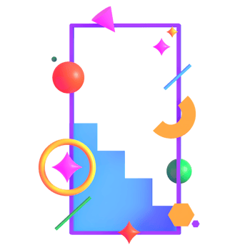 Retro Futuristic Staircase to the Moon 3D Render png