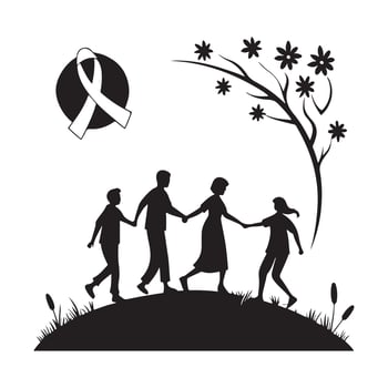 Unique World Cancer Day Artworks. vector