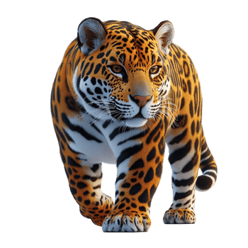 Bold Tiger Jungle Illustration png