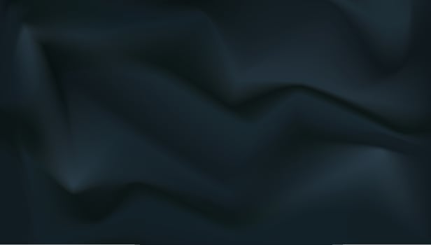 Texture of black silk. fabric with smooth pleats background. Texture of textile pattern. Realistic illustration d vector