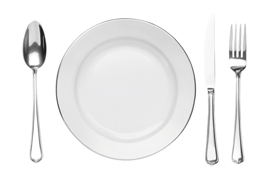 Elegant Table Setting with Cutlery png