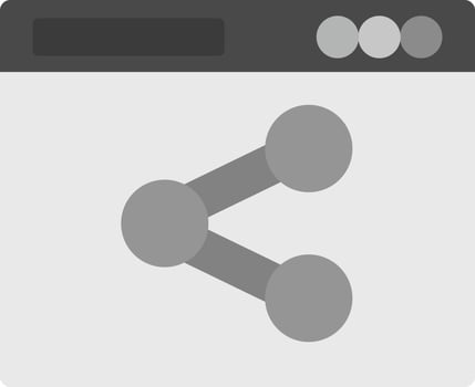 Share Icon Design Symbol vector