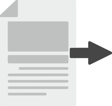 Document Icon Design Symbol vector