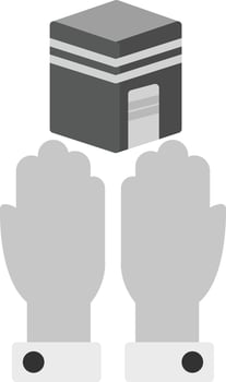 Prayer Icon Design Symbol vector