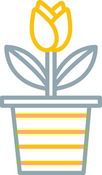 Tulip Icon Design Symbol vector