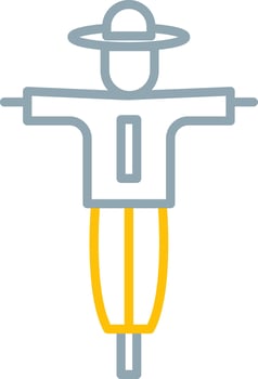 Scarecrow Icon Design Symbol vector