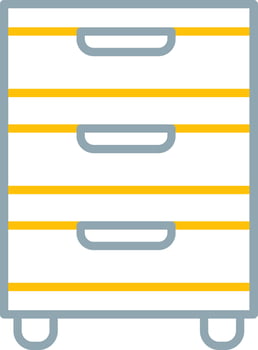 Cabinet Icon Design Symbol vector