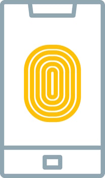 Fingerprint Icon Design Symbol vector