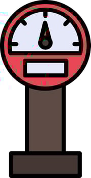 Meter Icon Design Symbol vector