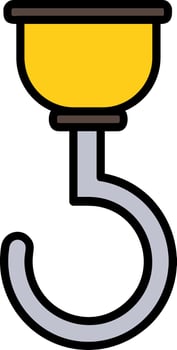 Hook Icon Design Symbol vector
