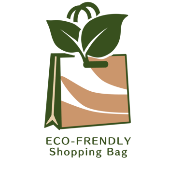 Eco Friendly Shopping Bag Logo Design png