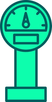 Meter Icon Design Symbol vector
