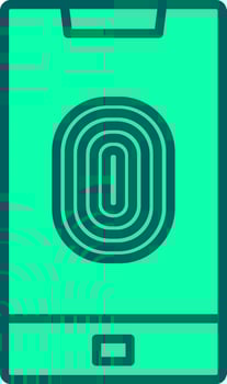 Fingerprint Icon Design Symbol vector