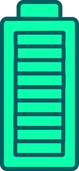 Full Battery Icon Design Symbol vector