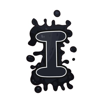 Illustration of Letter I for Ink vector