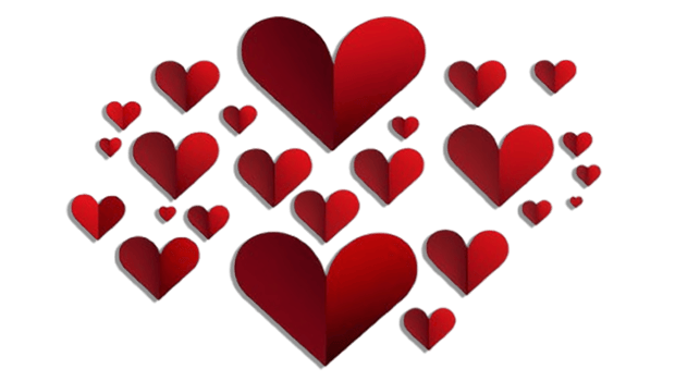 3D Heart Icon for Health and Love Themes Transparent Background png