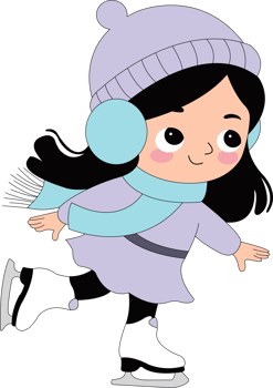 Ice skating clipart png