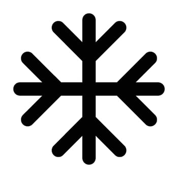snowflake icon or logo isolated sign symbol illustration - high quality black style icons vector