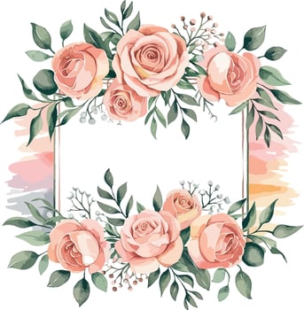 Beautiful Valentine love flower and heart art ideal for cards posters and romantic themed decorations vector