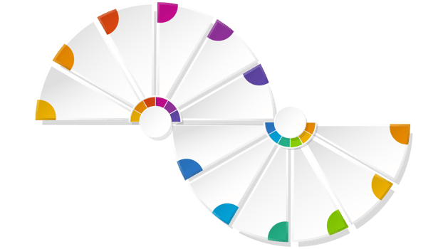 Infographic with 12 steps, process or options. png