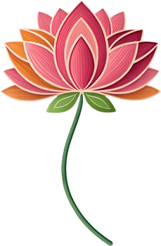 Beautiful Lotus flower clipart for creative design work. . png