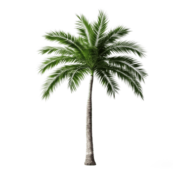 Palm tree on transparent background png
