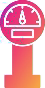 Meter Icon Design Symbol vector