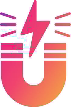 Magnet Icon Design Symbol vector