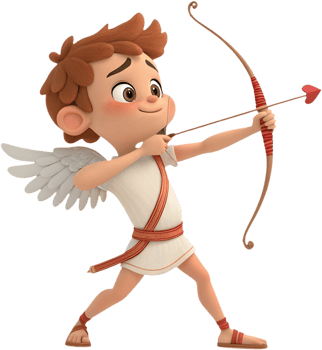 Eros God of Love clipart for divine art designs. . png