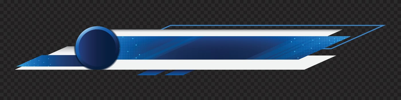 Futuristic design lower third banner. Broadcast news lower third banner template design. Lower third bar template for breaking news. headline title, vector