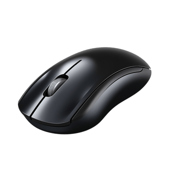 Compact and Stylish Black Wireless Mouse for Office Use png