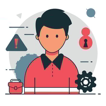 Concept Illustration of Untangling Interconnected Notions and Ideas vector