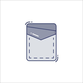 Wallet icon illustration vector