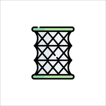 A spool of thread icon on a white background vector