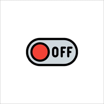 Off button icon illustration vector