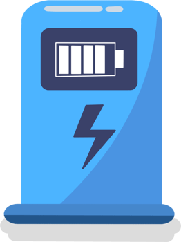 blue charging network png