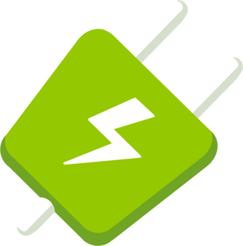 battery life green plug png
