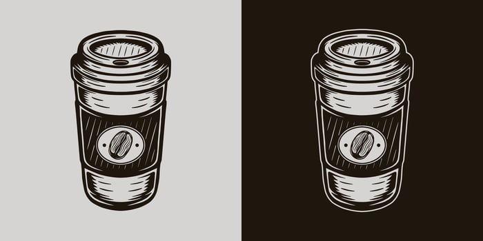Two different colored versions of a flashlight vector