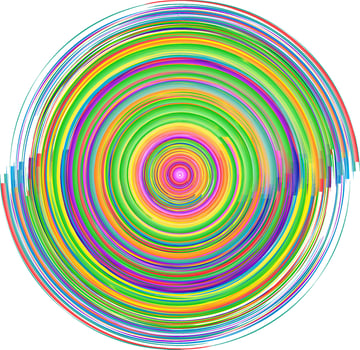 Abstract colorful circle vector