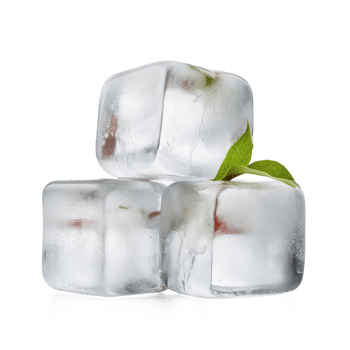Ice cubes, Apple transparent background png