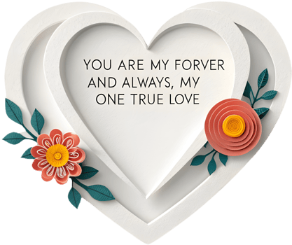 Share Your Heartfelt Feelings with Love Message Clipart. . png