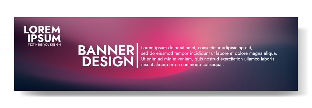 Gradient Background Template Modern Purple Pink Website vector