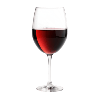 a glass of red wine on a transparent background png