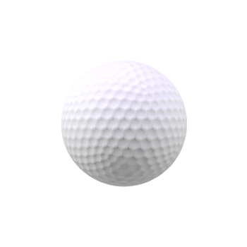 Golf Ball isolated 3d render icon illustration png