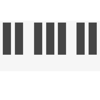 piano keyboard icon on transparent background png