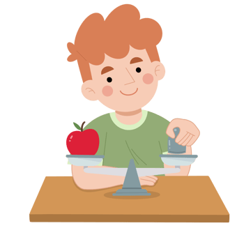 Boy with scales cartoon illustration png
